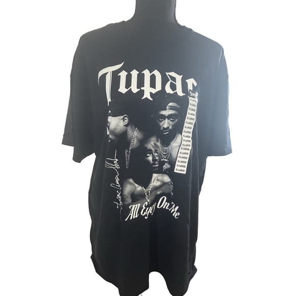 NWOT Men's 2Pac T-Shirt XL Black - Picture 1 of 4